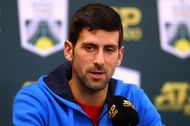 Novak Djokovic at the 2019 Paris Masters